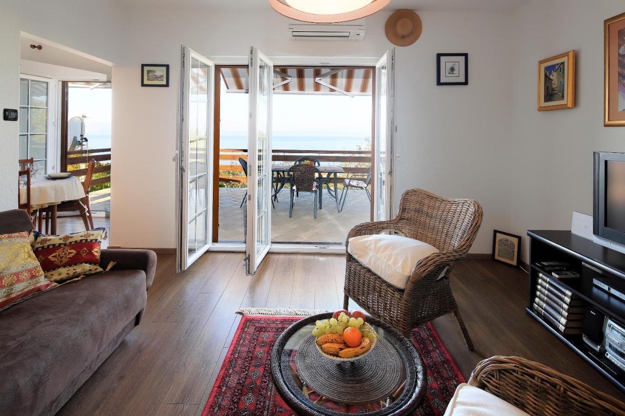 Apartment Vincent With Beautiful Sea View Terrace Кленовица Экстерьер фото